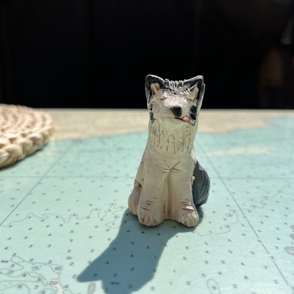 Vintage Miniature Ceramic Handmade Husky - Picture 3 of 8